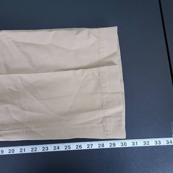 Talbots Womens Wide Leg Pant SZ 16 Tan Khaki High Rise Classic Career Office NWT - Picture 8 of 8